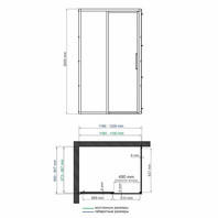 Душевой уголок WasserKRAFT Lopau 32S07L 1200*900*2000